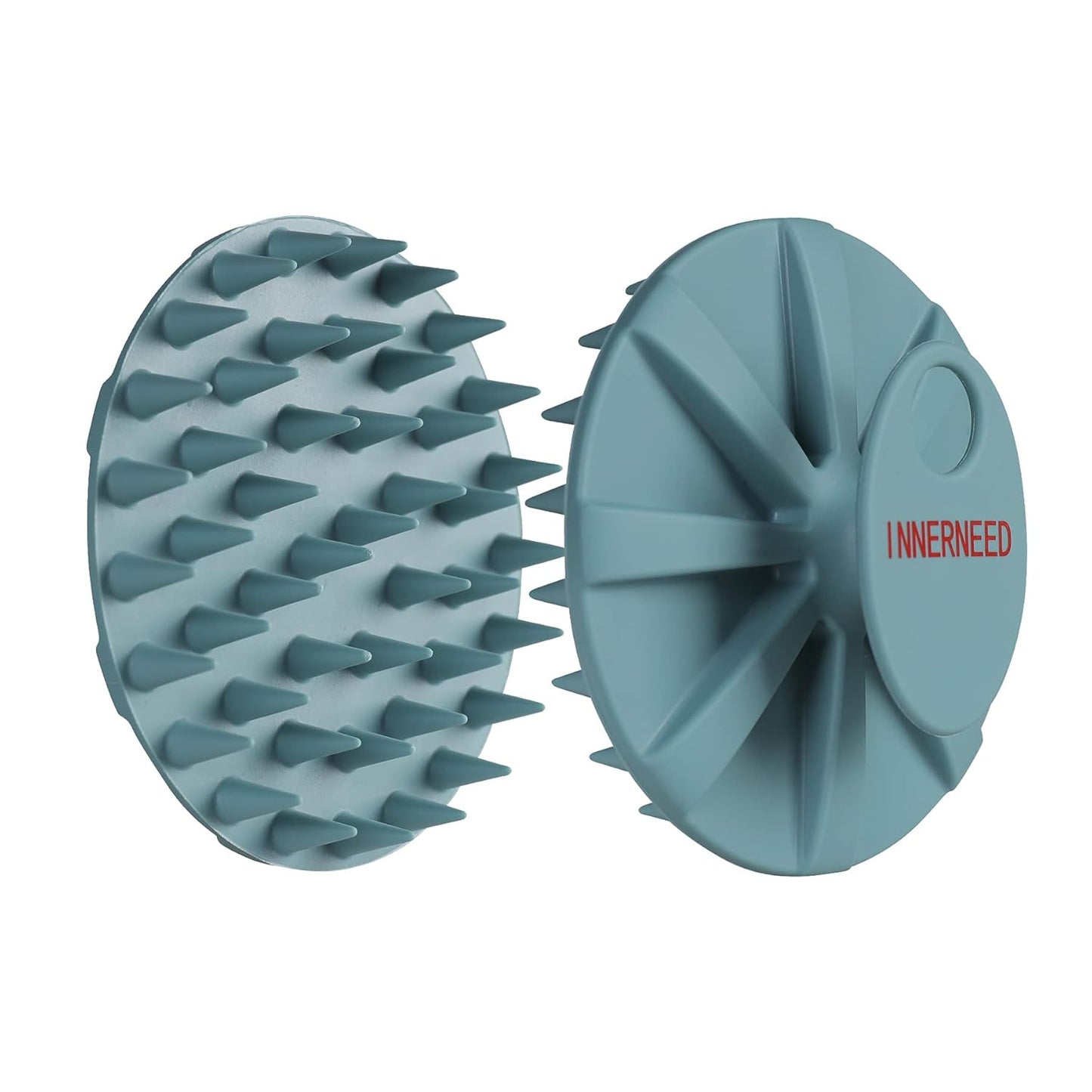 Revitalize Your Scalp with Our Dark Green Scalp Massager Shampoo Brush - Perfect for Hair Growth and Dandruff Relief